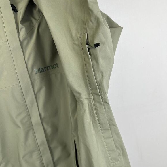 Marmot Women's PreCip® Eco Pro Rain Jacket Olive Size XL - Picture 4 of 7